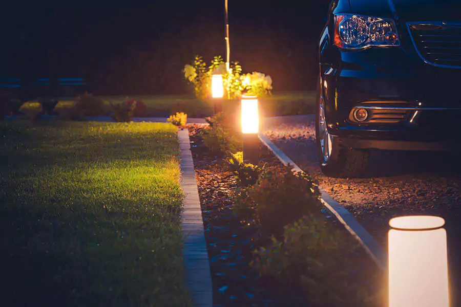 driveway lighting bollard lights